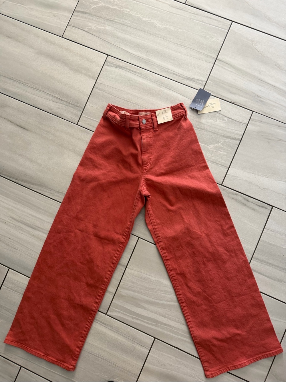 Universal Thread Red Wide Leg Jeans